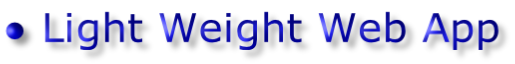 Light Weight Web App